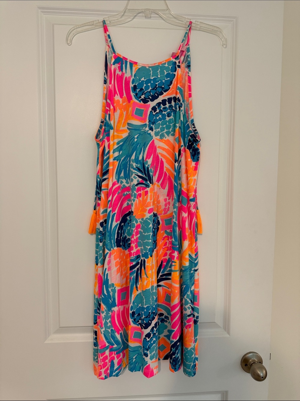 Lilly Pulitzer Pink, Teal & Orange Tropical-Print Sundress